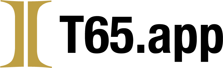 T65 app logo with transparent background