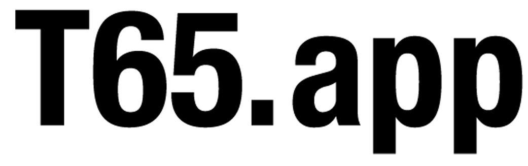 T65 app logo with transparent background
