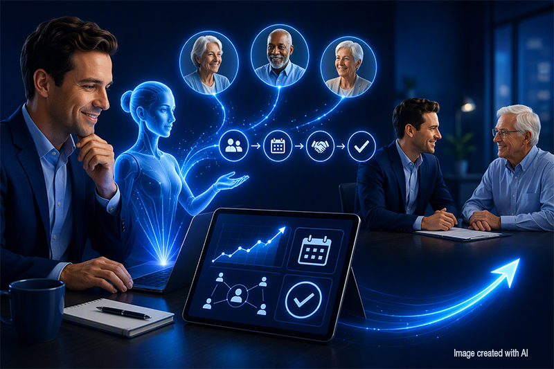 Agent using AI to improve their book of business